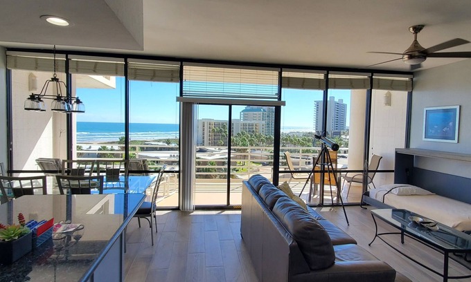 South Padre Island Condo | This Spacious Condo has views to the Gulf and Bay from this multilevel Condo!
