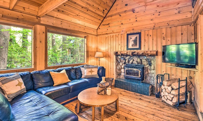 Index House | Three Enchanting Riverfront Cabins: Hot Tub Access