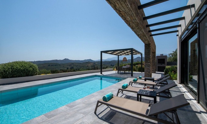 Chania Villa | Thrilling Crete Villa | Villa Imperial Haven | 5 Bedrooms | Spacious Furnished.