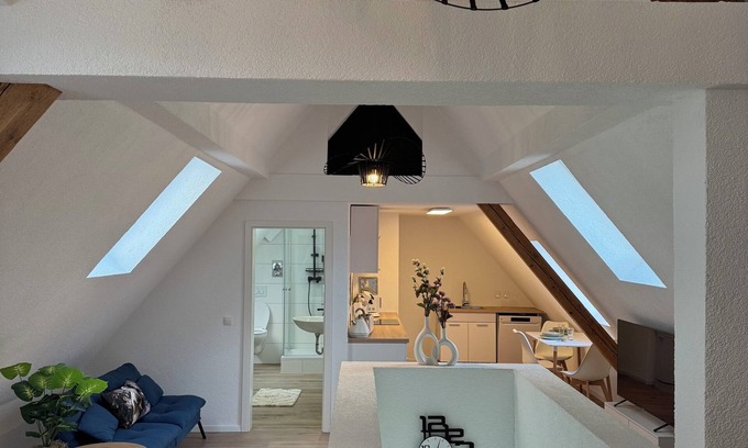 Freudenstadt Apartment | Top floor dream: Central vacation apartment with a view over Freudenstadt.