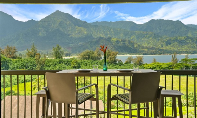 Princeville Condo | Top-Floor Ocean View Resort 2BR +Beach +A/C +Pool