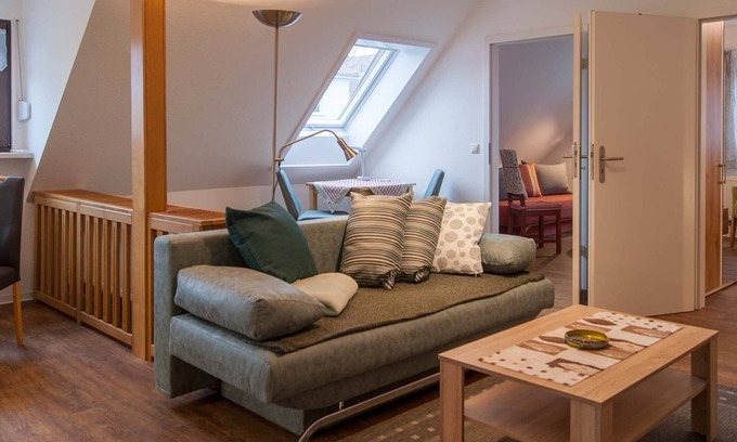 Lausa Apartment | Top floor vacation apartment directly on the Dresdner Heide