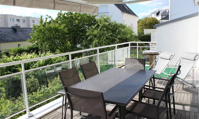 Larmor-Plage House | Town house 100 m from the beaches and the center