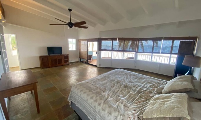 Punaluu House | Tranquil Beachfront Duplex-type Private House!