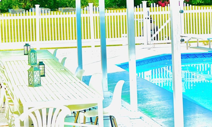 Fentress Other | Tranquil Paradise Nature Sanctuary. Pool, red barns and horses, goats and more.