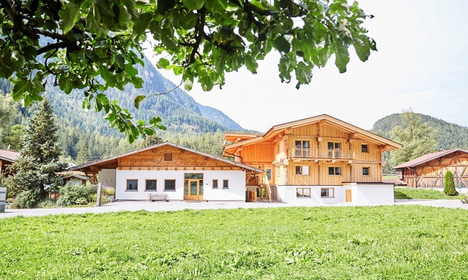 Oetz Cabin | Tree trunk house with very large living and leisure area on approx. 240m2 living space!
