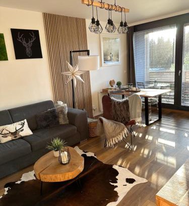 Harrachov Apartment | U jelena Harrachov - rodinný apartmán u lesa s garáží
