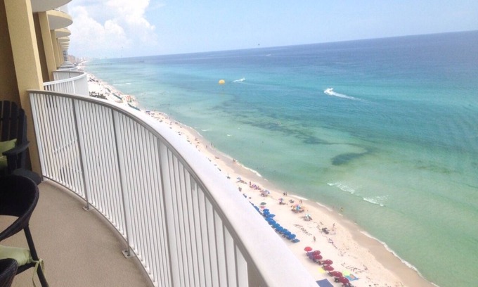 West Panama City Beach Condo | Unique, Elegant And Beautiful 17th Floor Condo At Emerald Isle