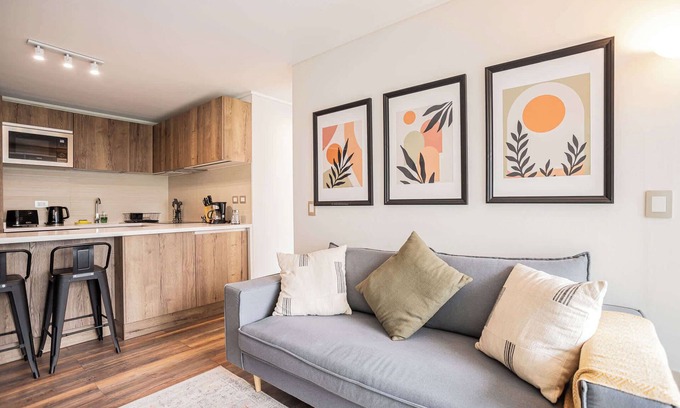 Apoquindo Apartment | Unique Stay Manquehue - 2BR Modern Design