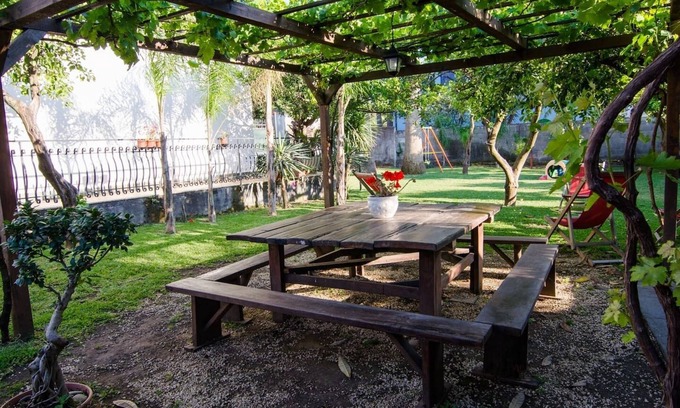Fondachello Villa | Up to 16 sleeps-pool-BBQ-garden-sea just crossing the street-Etna view- by SunTripSicily