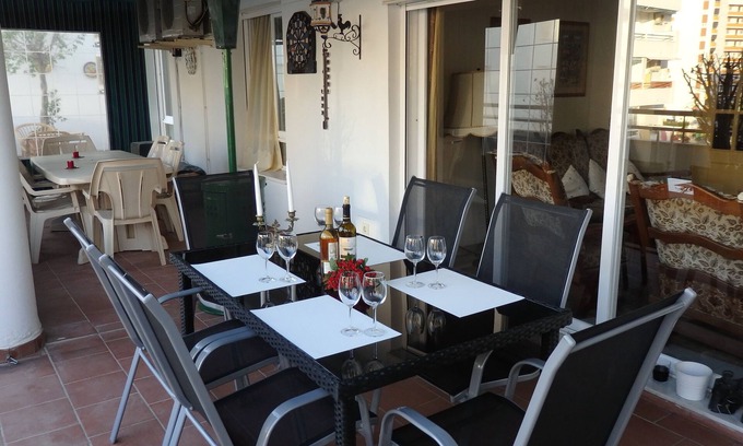Torre del Mar Apartment | Vacation apartment Bunge with approx. 120 m² beautiful terrace 200 m to the beach, 6 pers.