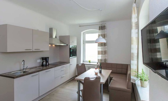 Pirna Apartment | Vacation apartment with cozy garden corner