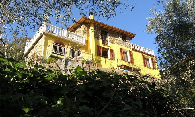 Costa House | Vacation home with panoramic view, open fireplace in an absolute quiet location
