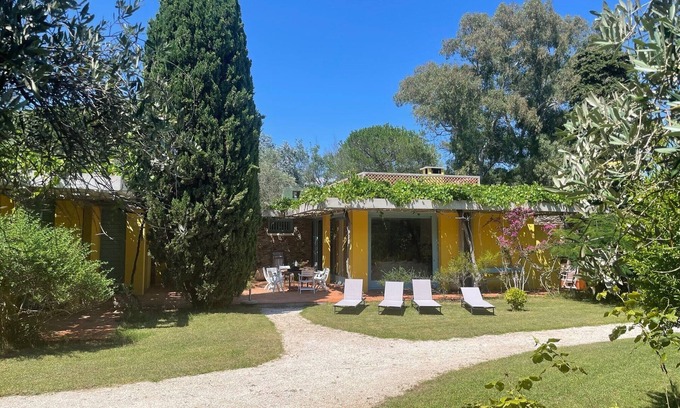 Porquerolles House | Vaste Maison D'architecte Avec Jardin Arboré