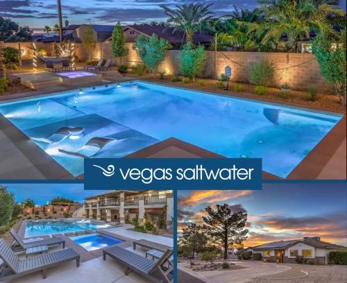 Black Mountain Villa | Vegas Saltwater Pool, Jacuzzi, Hammocks, RV Parking