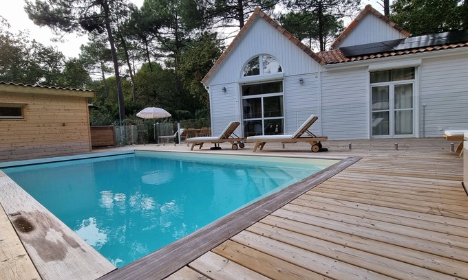 Biscarrosse Ski Chalet | Very bright Scandinavian chalet located 3 min. from the lake and 10 min. of the