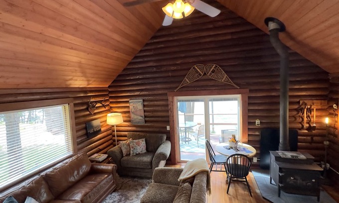 Kalispell Cabin | VERY SPECIAL one of a kind Rustic Log Cabin Family Retreat!