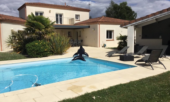 Castelmaurou House | Villa 290 m2 air-conditioned, swimming pool pétanque 12 min from Toulouse
