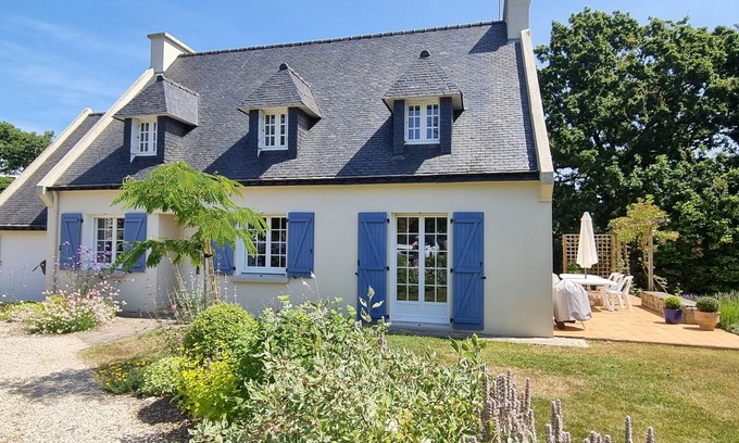 Concarneau Villa | Villa 300m beach of white sands has Concarneau - Wi fi, garden