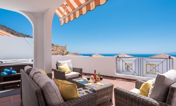 Costa Adeje Villa | Villa Atlantic View with JACUZZI