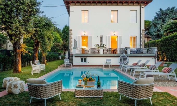 Lucca Historical Center Villa | Villa Buonamici, a Luxury Villa with Pool in a walking distance from Lucca