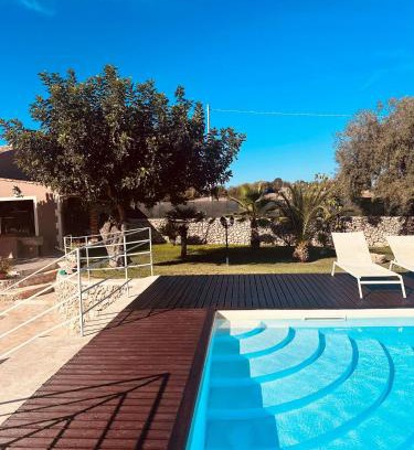 Canicattini Bagni Villa | Villa Casale Bagni with independent pool