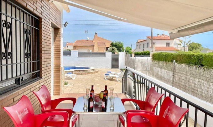 Les Tres Cales Ski Chalet | Villa Escaleta. (SALINA POOL) Close to the beach!