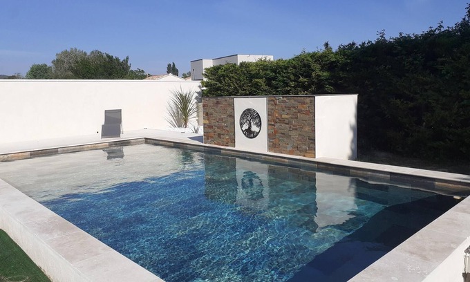 Saint-Laurent-des-Arbres Villa | Villa 4 Chambres Avec Piscine