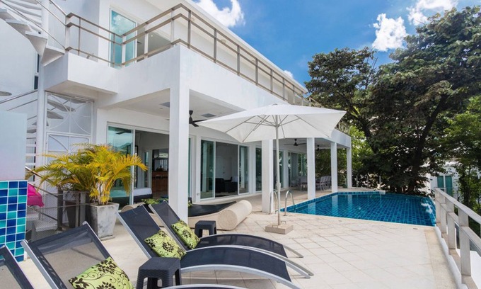 Kata Villa | Villa Ginborn 5-bdr Pool Villa With Stunning Seaview 5 min drive to Kata Beach