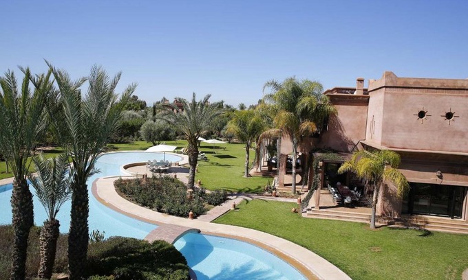 El Aggada Villa | Villa GRACE close to Golfs with two private pools, SPA and Jacuzzi