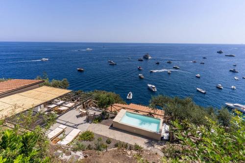 Marina del Cantone Villa | Villa Neranite Nerano Bay Views Pool & Jacuzzi by Feeling Italy