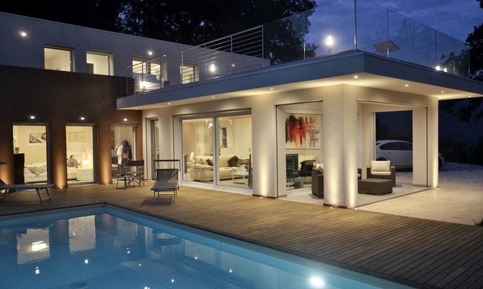Massarosa Villa | Villa Olympia - Pool Sea View Mountains Lake Nature Sleeps 8 Air Con Wi-Fi