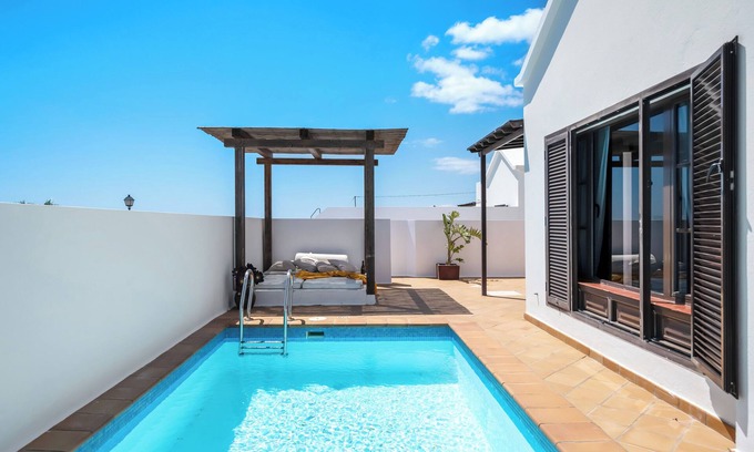 Tias Villa | Villa 'Princesa Faina' with Sea View, Private Pool & Wi-Fi