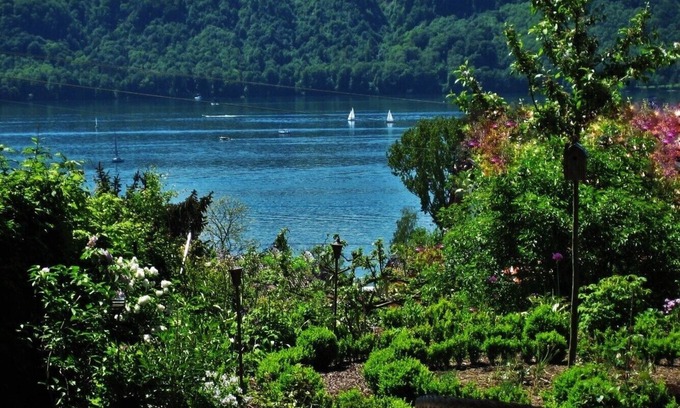 Sipplingen Apartment | Villa Romantica with a fantastic view of the beautiful Lake Constance