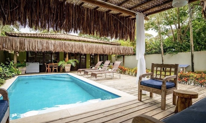 Trancoso House | Villa Slim, Linda Casa em Trancoso-ba, há 10 Minutos do Quadrado Histórico