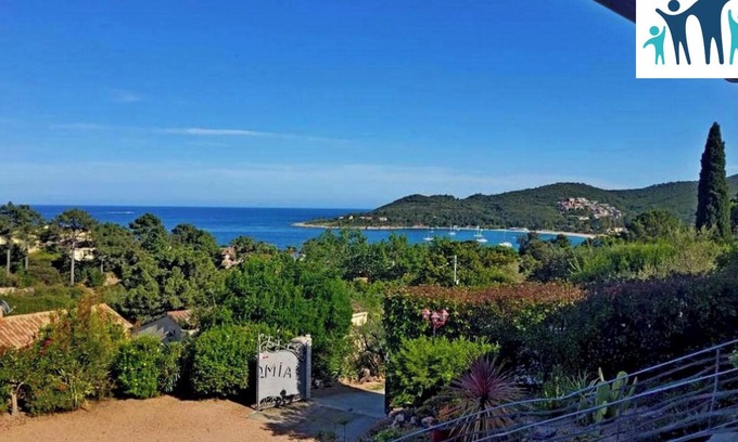 Favone Villa | Villa, superb sea view, heated swimming pool, 9-minute walk to the beach