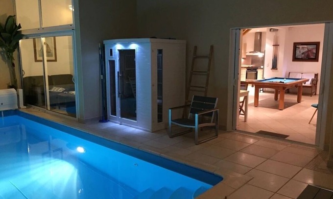 Jard-sur-Mer Villa | Villa with indoor pool, billiards, sauna, 230m2, Seafront, Jard sur Mer