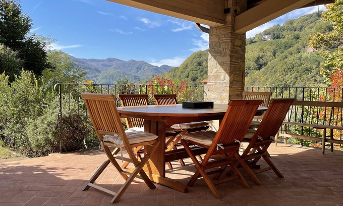 Bagni di Lucca Villa | Villa with large pool (15m x 5m) in panoramic position close to Bagni di Lucca