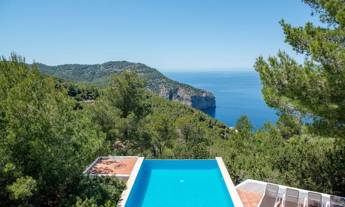 Sant Joan de Labritja Villa | Villa with Private Pool and Spectacular Sea and Sunset Views near San Miguel