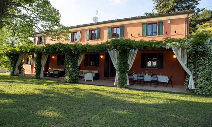 Fiorenzuola di Focara House | Villa with private semi inground pool close to the beach