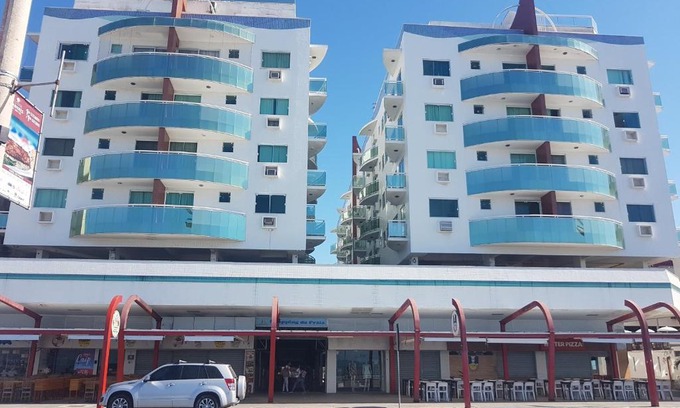 Centro Apartment | Vista mar, banheira gigante e churrasqueira, pe na areia, ao lado hotel malibu