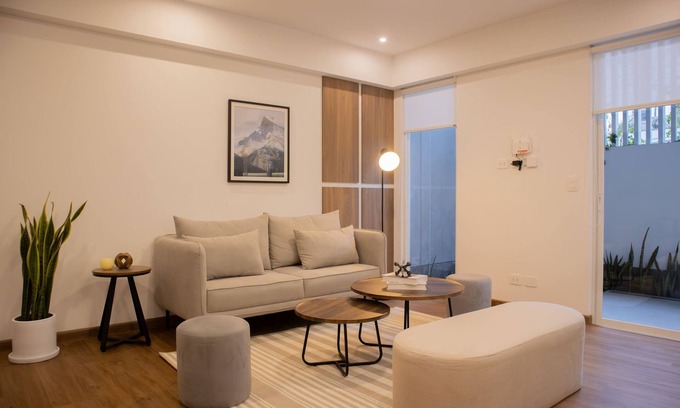 Armendariz Apartment | w* | Chic 2BR w/Indoor Terrace in Miraflores