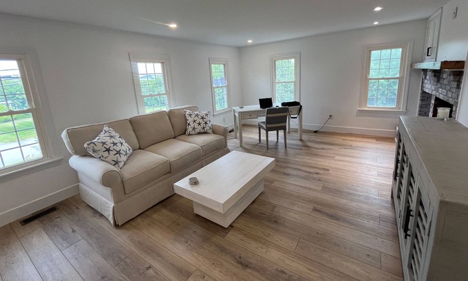 Top of the Hill House | Walk to 1st Beach from completely renovated Home with great Ocean and Pond views