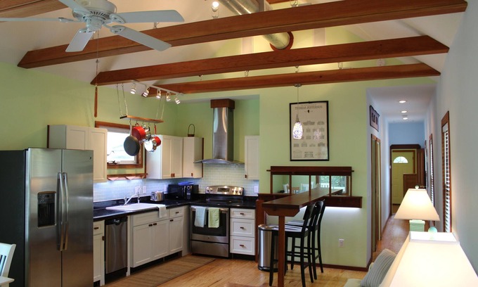 Lincolnville House | Walk to EVERYTHING Downtown within minutes. Shotgun House in Lincolnville.