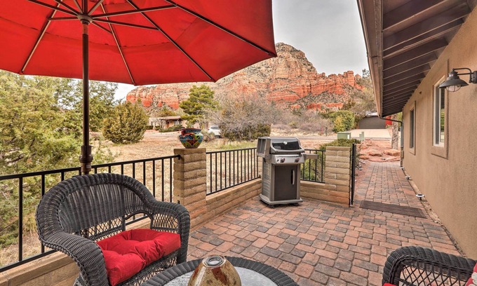 West Sedona Cottage | Walk to Trails: Sedona Casita on Thunder Mountain