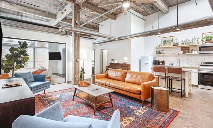 Old Fourth Ward Apartment | Walker's Paradise + Espresso Machine + King Bed