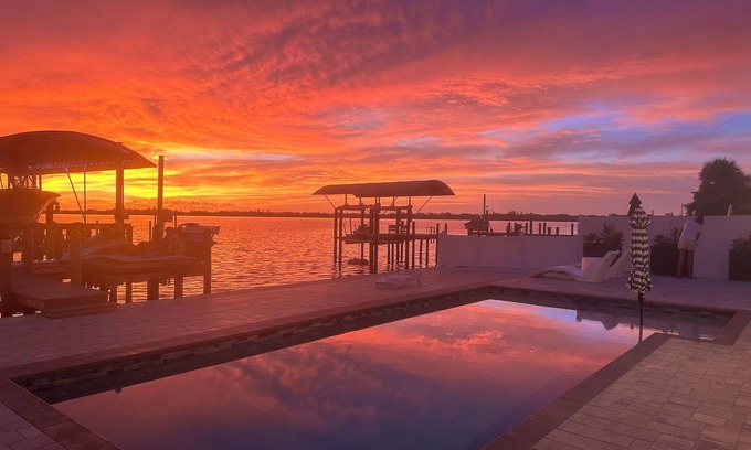 Bay Colony House | Waterfront 3BR/2BA Pool Home on Terra Ceia Bay with Dock & Stunning Sunsets