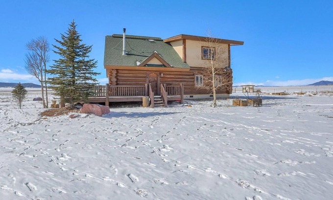 Lake George House | Waterfront Ranch Cabin w/Jacuzzi & Mountain Views