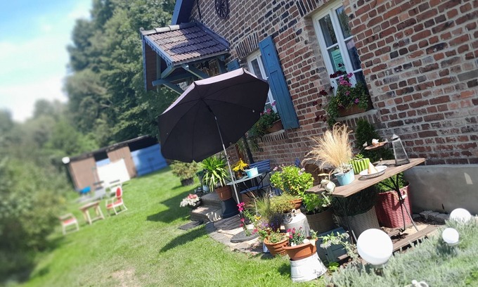 Drahnsdorf House | Watermill in SINGLE LOCATION on the river, CYCLING PARADISE