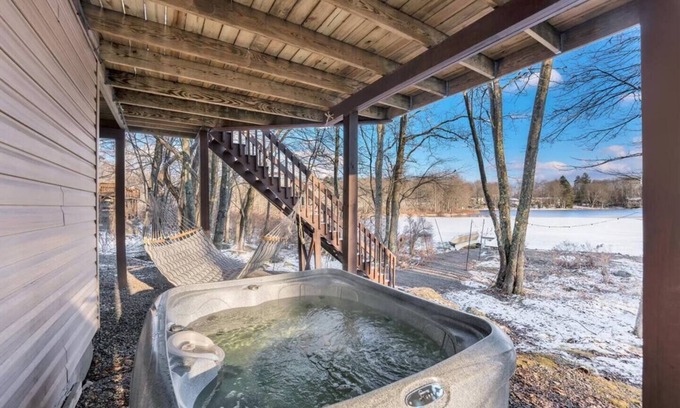 Gouldsboro House | Welcome to your LAKEFRONT& FUN-FILLED home in the resort-like Big Bass Lake Community